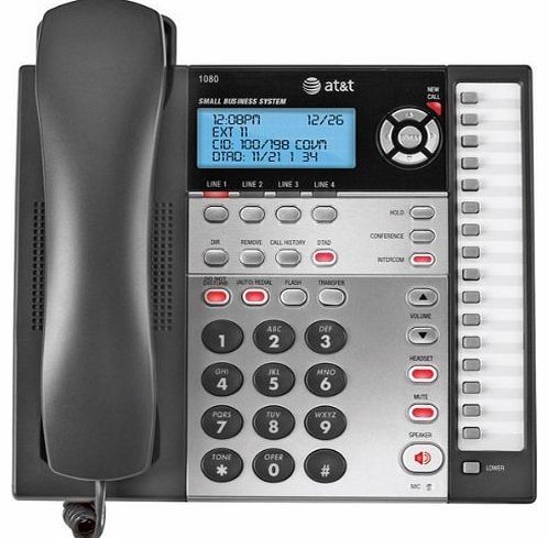 AT&T 1080 4-Line Speakerphone with Answering System and Caller ID Office Supplies Store Online, ofice