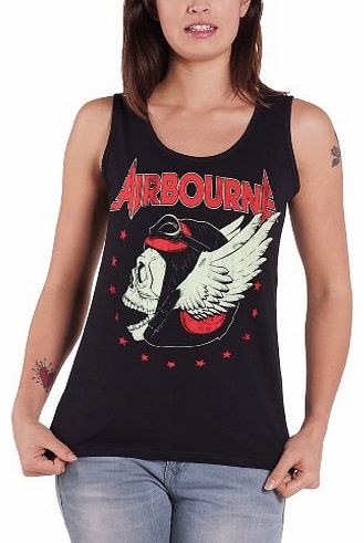 Officially Liscenced Product Airbourne Pilot Fighter Official Ladies Skinny Fit Vest