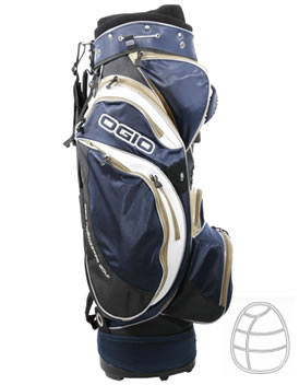 Golf Kingpin Cart Bag Navy/White