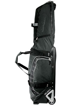 ogio Golf Monster Travel Bag Black Pinstripe