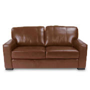 Ohio leather sofa large, cognac
