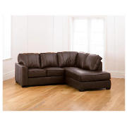 right hand facing Leather Corner Sofa,