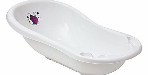 Hippo Baby Bath Tub White