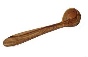 Olive Wood Mini Ladle With Holes (Olive