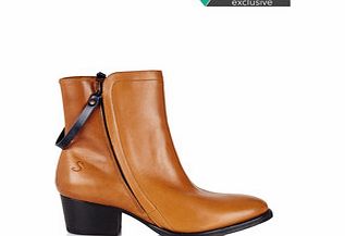 Oliver Sweeney Womens Celia tan leather ankle boots