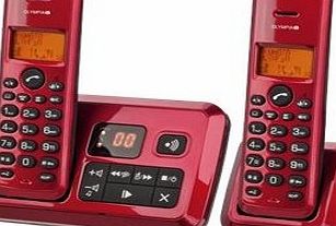 OLYMPIA Certo Answer Twin - cordless phone - answering system with caller ID + additional handset