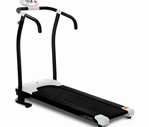 Olympic 2000 Olympic Motorized Folding Treadmill - White/Black