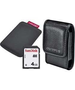Olympus Accessory Kit with 4GB Memory Card