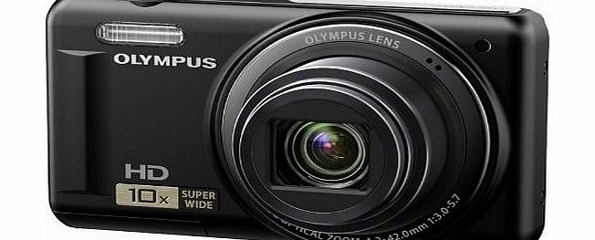 Olympus D-720 (VR-310) Digital Camera - Black (14MP, 10x Super Wide Optical Zoom) 3 inch LCD
