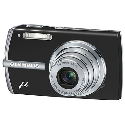 Mju 1200 Black Compact Camera Luxury Kit