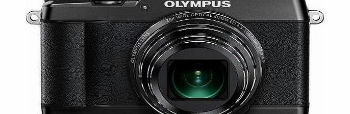 Olympus SH-1 Digital Compact Camera - Black (16MP, 24x Optical Zoom) 3 inch Touchscreen LCD
