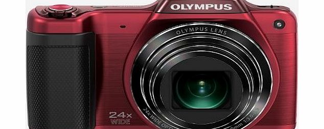 Olympus Stylus SZ-15 Digital Super Zoom Camera - Red (16MP, 24x Wide Optical Zoom) 3 inch LCD