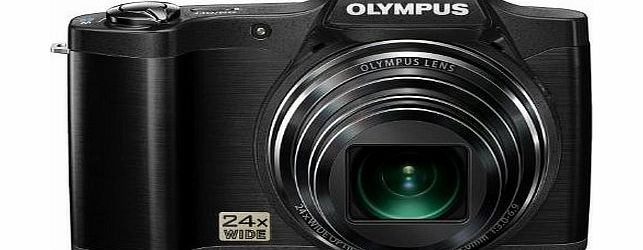Olympus SZ-14 Digital Super Zoom Camera - Black (14MP, 24x Wide Optical Zoom) 3 inch LCD