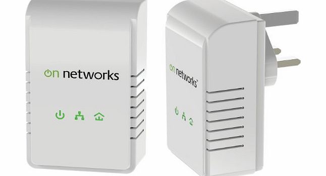 On Networks 200Mbps Powerline Home Network Adapters