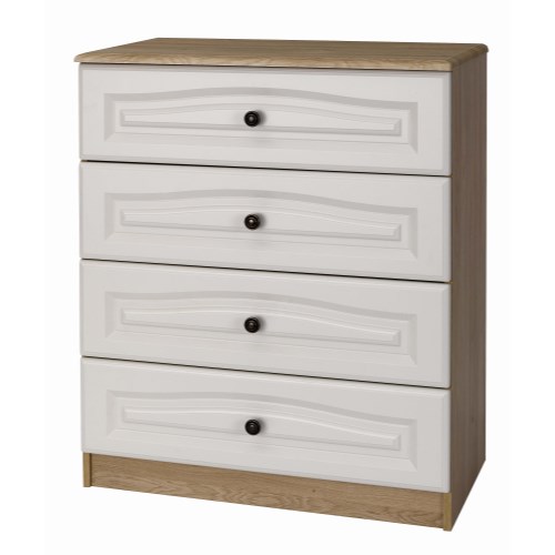 One Call Furniture Bordeaux Light 4 Drawer Chest