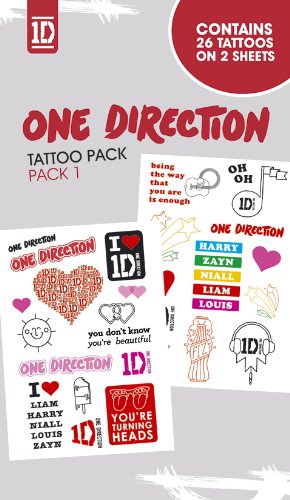One Direction - Tattoo Sticker Pack 1