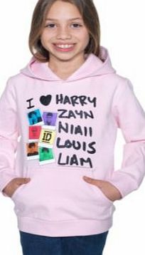 One Direction Pink Hoodie - 10-11 Years