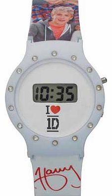 White Digital Watch