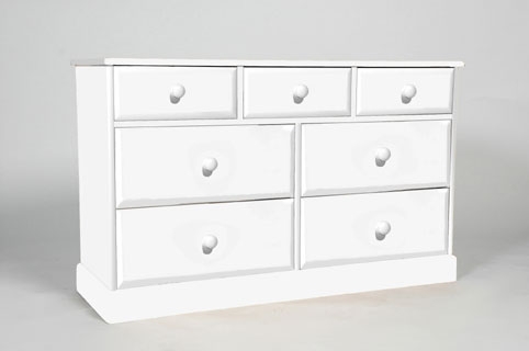 Range 3 over 4 Drawer Chest - Painted or