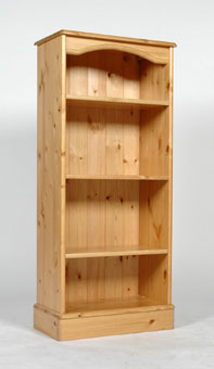 Range Medium Narrow Bookcase - Waxed or