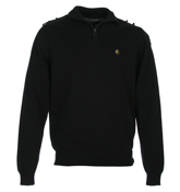 Black 1/4 Zip Sweater