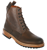 Redmaine Brown Leather Boots