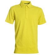 Yellow Pique Polo Shirt