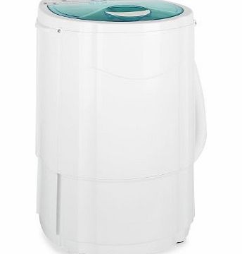 OneConcept  SD001 Compact Camping Spin Dryer (130W, 3kg Max Load amp; 1350 rev/min) - White