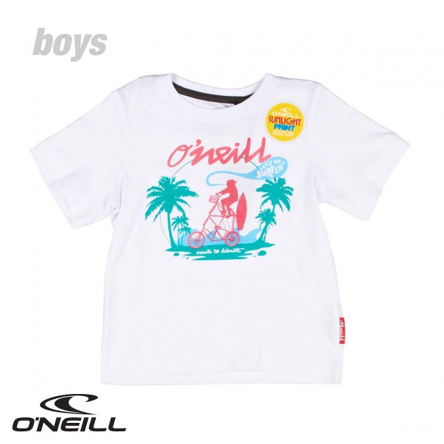 Boys ONeill Tunnels T-Shirt - Super White