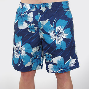 Cali Flower Swim shorts - Blue AOP