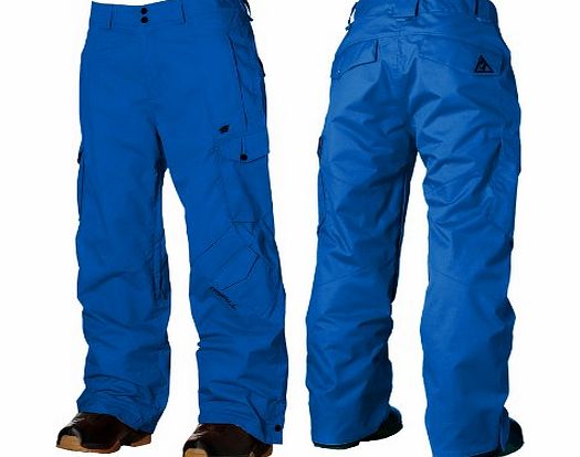 ONeill Escape Exalt Mens Snow Ski Pants (Ocean Blue Insulated, L)