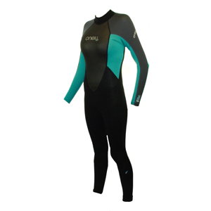 O`Neill Ladies Oneill Reactor 3/2 Full Wetsuit. Black