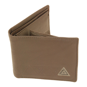 Mens ONeill Leather 3Fold Wallet. Brown
