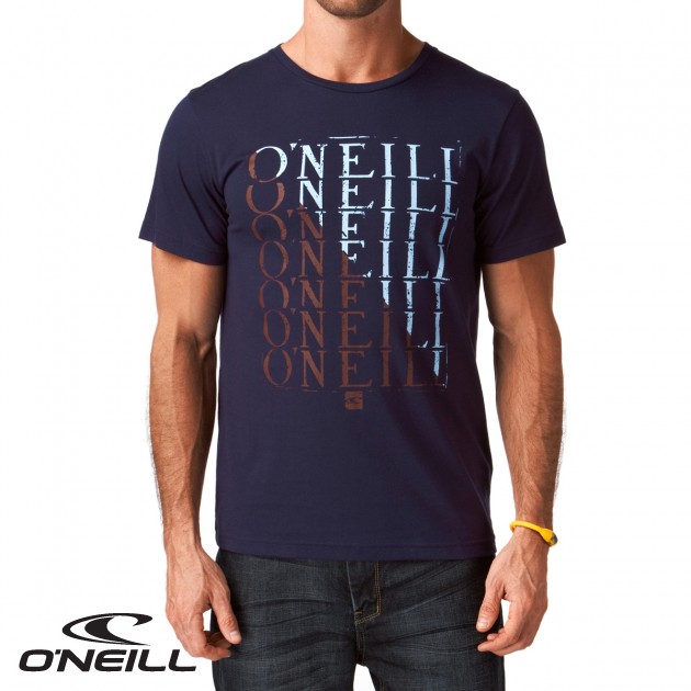 Mens ONeill Dumont T-Shirt - Navy Night