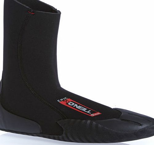 O`Neill Mens ONeill Epic Round Toe Wetsuit Boots - 5mm