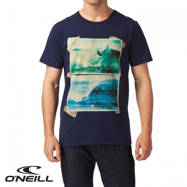 Mens ONeill ORiginals Steem T-Shirt - Navy