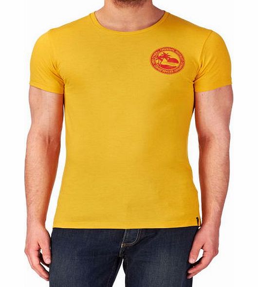 Mens ONeill Retro Riding T-shirt - Citrus