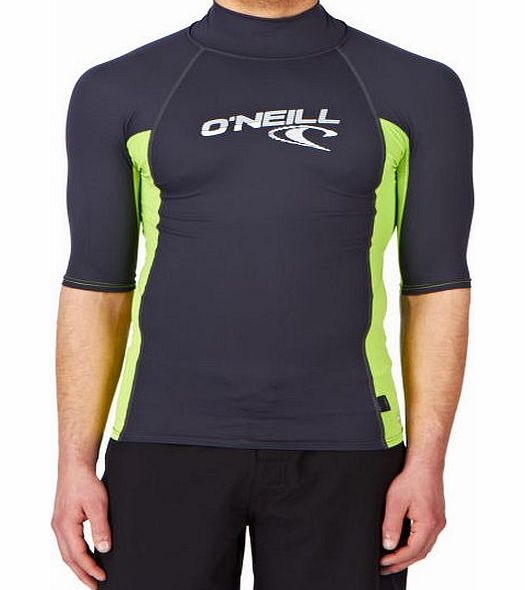 O`Neill Mens ONeill Skins Short Sleeve Turtleneck Rash
