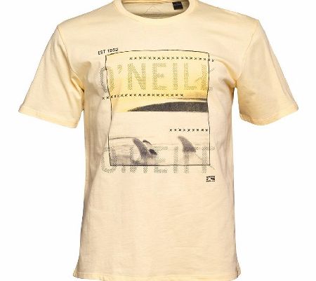 Mens South Swell T-Shirt Gold Haze