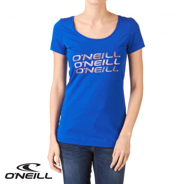 Womens ONeill Ceres T-Shirt - Ocean Blue