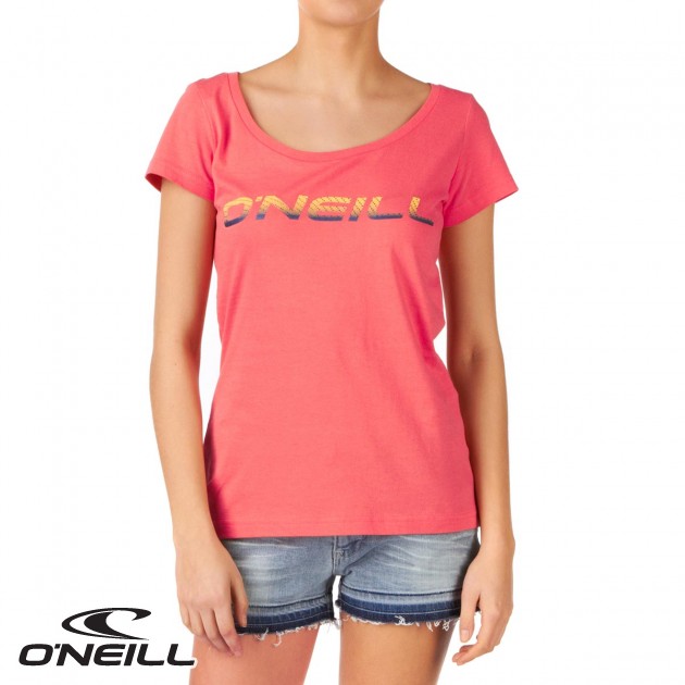 Womens ONeill LW Saffron T-Shirt - Light Coral