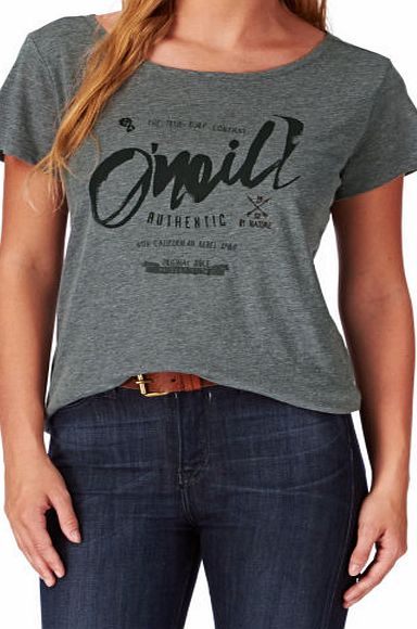 Womens ONeill Lw Script S/slv T-shirt -