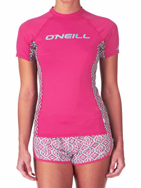 O`Neill Womens ONeill Pw Away Skins Rash Vest - Purple