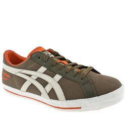 Onitsuka Tiger Male Fabre 74 Fabric Upper Fashion Trainers in Brown and Stone