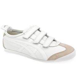 Male Mexico 66 Baja Leather Upper Fashion Trainers in White