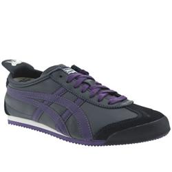 Male Onitsuka Tiger Mexico 66 Leather Upper Fashion Trainers in Navy