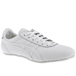 Male Onitsuka Tiger Tai Chi Leather Upper Fashion Trainers in White
