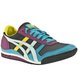 Male Onitsuka Tiger Ultimate 81 Fabric Upper Fashion Trainers in Multi