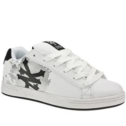 Onitsuka Tiger Male Zoo York Kubler Leather Upper Fashion Trainers in White and Black