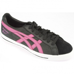 Onitsuka Tiger Mens Fabre 74 Leather Upper Textile Lining Fashion Bold in Black-Pink, Brown, White-Green